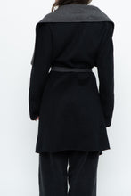 Load image into Gallery viewer, DIANE VON FURSTENBERG x Black, Grey Soft Wool-Blend Reversible Jacket (XS-M)