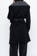 Load image into Gallery viewer, DIANE VON FURSTENBERG x Black, Grey Soft Wool-Blend Reversible Jacket (XS-M)