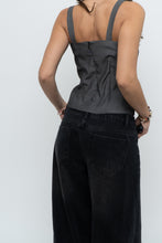 Load image into Gallery viewer, Vintage x Made in Canada x Heathered Grey Cropped Tank (XS, S)