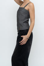 Load image into Gallery viewer, Vintage x Made in Canada x Heathered Grey Cropped Tank (XS, S)
