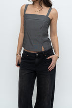 Load image into Gallery viewer, Vintage x Made in Canada x Heathered Grey Cropped Tank (XS, S)
