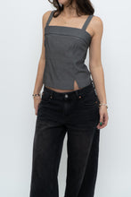 Load image into Gallery viewer, Vintage x Made in Canada x Heathered Grey Cropped Tank (XS, S)