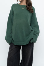 Load image into Gallery viewer, Vintage x EDDIE BAUER Green Cotton Knit Sweater (S-XL)