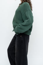 Load image into Gallery viewer, Vintage x EDDIE BAUER Green Cotton Knit Sweater (S-XL)