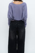 Load image into Gallery viewer, Vintage x RALPH LAUREN Purple Cashmere, Silk Cardigan (S, M)