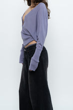Load image into Gallery viewer, Vintage x RALPH LAUREN Purple Cashmere, Silk Cardigan (S, M)