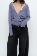Load image into Gallery viewer, Vintage x RALPH LAUREN Purple Cashmere, Silk Cardigan (S, M)
