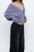 Load image into Gallery viewer, Vintage x RALPH LAUREN Purple Cashmere, Silk Cardigan (S, M)