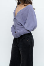 Load image into Gallery viewer, Vintage x RALPH LAUREN Purple Cashmere, Silk Cardigan (S, M)