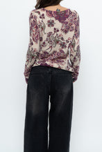Load image into Gallery viewer, Vintage x HOLT RENFREW Cashmere Paisley Cardigan (XS-M)