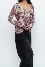 Load image into Gallery viewer, Vintage x HOLT RENFREW Cashmere Paisley Cardigan (XS-M)