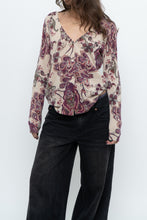 Load image into Gallery viewer, Vintage x HOLT RENFREW Cashmere Paisley Cardigan (XS-M)