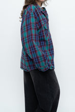 Load image into Gallery viewer, Vintage x Made in USA x Purple, Blue Plaid Cotton Flannel (XS-XL)