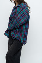 Load image into Gallery viewer, Vintage x Made in USA x Purple, Blue Plaid Cotton Flannel (XS-XL)