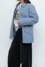 Load image into Gallery viewer, Vintage x TABI Cotton Blue Gingham Coat (XS-L)