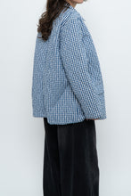 Load image into Gallery viewer, Vintage x TABI Cotton Blue Gingham Coat (XS-L)