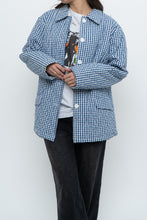 Load image into Gallery viewer, Vintage x TABI Cotton Blue Gingham Coat (XS-L)