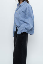 Load image into Gallery viewer, Vintage x RALPH LAUREN Cotton Reworked Blue Striped Buttonup (S-XL)