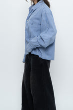 Load image into Gallery viewer, Vintage x RALPH LAUREN Cotton Reworked Blue Striped Buttonup (S-XL)