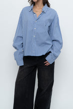 Load image into Gallery viewer, Vintage x RALPH LAUREN Cotton Reworked Blue Striped Buttonup (S-XL)