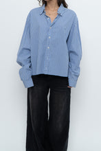 Load image into Gallery viewer, Vintage x RALPH LAUREN Cotton Reworked Blue Striped Buttonup (S-XL)