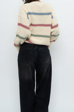Load image into Gallery viewer, Vintage x BOSTON TRADERS Cotton Butter Yellow Striped Sweater (XS-M)