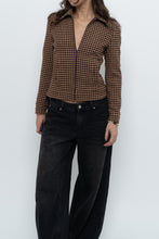 Load image into Gallery viewer, Vintage x MEXX Houndstooth Wool Blazer (XS, S)
