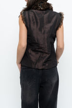 Load image into Gallery viewer, Vintage x PER UNA Brown Faux Fur Vest (XS-M)