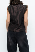 Load image into Gallery viewer, Vintage x PER UNA Brown Faux Fur Vest (XS-M)