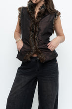 Load image into Gallery viewer, Vintage x PER UNA Brown Faux Fur Vest (XS-M)