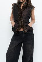 Load image into Gallery viewer, Vintage x PER UNA Brown Faux Fur Vest (XS-M)