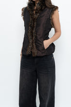 Load image into Gallery viewer, Vintage x PER UNA Brown Faux Fur Vest (XS-M)