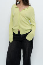 Load image into Gallery viewer, Modern x Lime Green Cashmere Cardigan (XS-L)