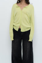 Load image into Gallery viewer, Modern x Lime Green Cashmere Cardigan (XS-L)