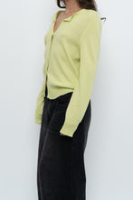 Load image into Gallery viewer, Modern x Lime Green Cashmere Cardigan (XS-L)