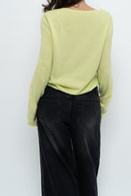 Load image into Gallery viewer, Modern x Lime Green Cashmere Cardigan (XS-L)