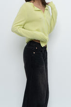 Load image into Gallery viewer, Modern x Lime Green Cashmere Cardigan (XS-L)