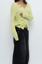 Load image into Gallery viewer, Modern x Lime Green Cashmere Cardigan (XS-L)