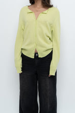 Load image into Gallery viewer, Modern x Lime Green Cashmere Cardigan (XS-L)