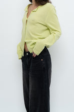 Load image into Gallery viewer, Modern x Lime Green Cashmere Cardigan (XS-L)