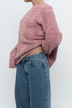 Load image into Gallery viewer, Vintage x Made in Hong Kong x EDDIE BAUER Pink Cotton Cableknit Sweater (XS-L)