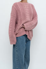 Load image into Gallery viewer, Vintage x Made in Hong Kong x EDDIE BAUER Pink Cotton Cableknit Sweater (XS-L)