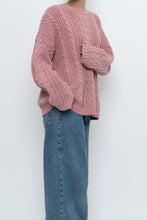 Load image into Gallery viewer, Vintage x Made in Hong Kong x EDDIE BAUER Pink Cotton Cableknit Sweater (XS-L)