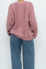 Load image into Gallery viewer, Vintage x Made in Hong Kong x EDDIE BAUER Pink Cotton Cableknit Sweater (XS-L)
