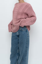 Load image into Gallery viewer, Vintage x Made in Hong Kong x EDDIE BAUER Pink Cotton Cableknit Sweater (XS-L)