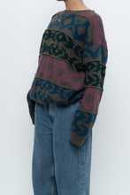 Load image into Gallery viewer, Vintage x Made in France x DANIEL HECHTER Patterned Wool-blend Knit Sweater (XS-L)