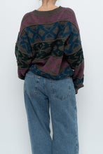 Load image into Gallery viewer, Vintage x Made in France x DANIEL HECHTER Patterned Wool-blend Knit Sweater (XS-L)