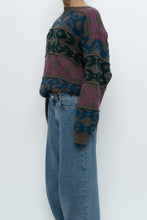 Load image into Gallery viewer, Vintage x Made in France x DANIEL HECHTER Patterned Wool-blend Knit Sweater (XS-L)