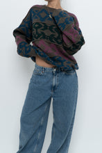 Load image into Gallery viewer, Vintage x Made in France x DANIEL HECHTER Patterned Wool-blend Knit Sweater (XS-L)