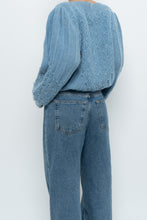 Load image into Gallery viewer, Vintage x Handknit Blue Pearl Sweater (XS-L)